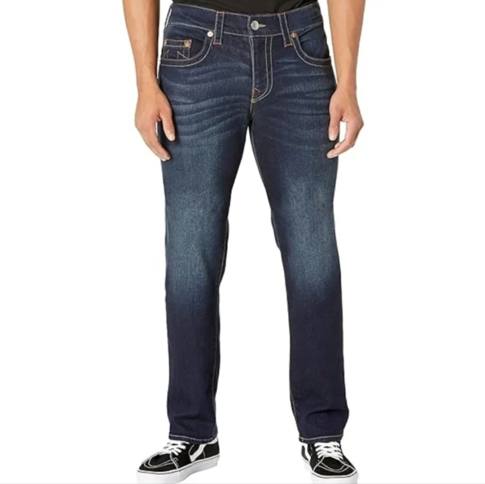 True Religion Geno Relaxed Slim Jeans Size 38